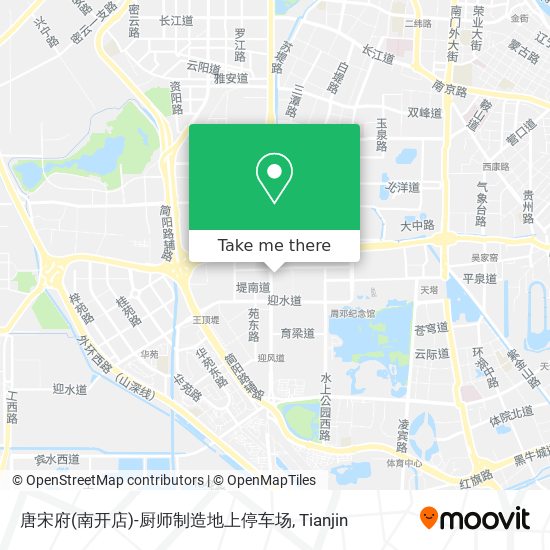 唐宋府(南开店)-厨师制造地上停车场 map