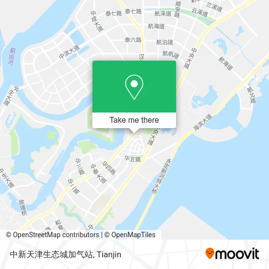 中新天津生态城加气站 map