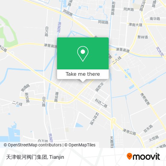 天津银河阀门集团 map