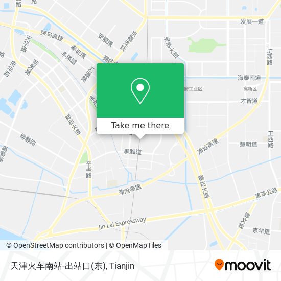 天津火车南站-出站口(东) map