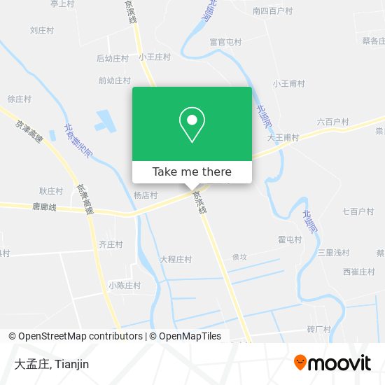 大孟庄 map