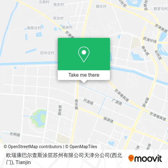 欧瑞康巴尔查斯涂层苏州有限公司天津分公司(西北门) map