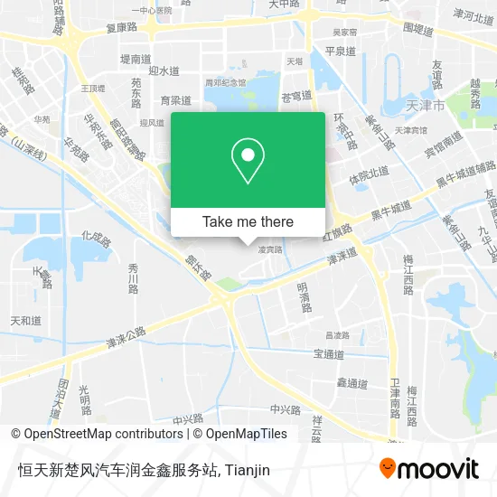 恒天新楚风汽车润金鑫服务站 map