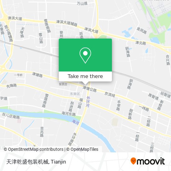 天津乾盛包装机械 map