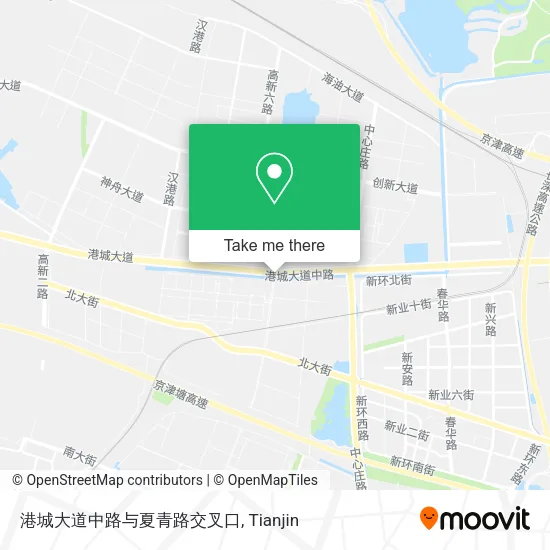 港城大道中路与夏青路交叉口 map