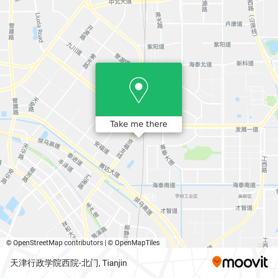 天津行政学院西院-北门 map