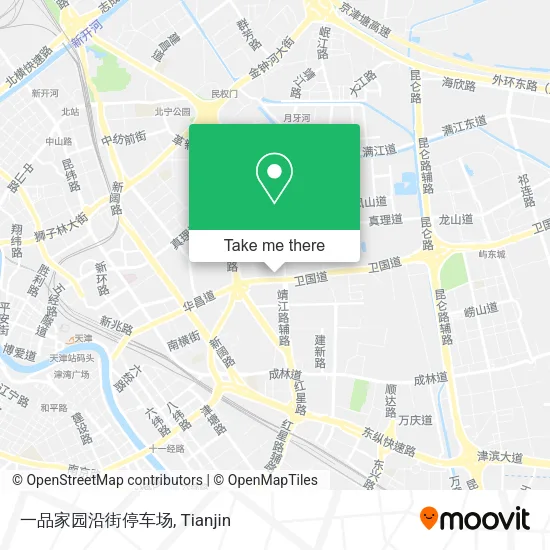 一品家园沿街停车场 map