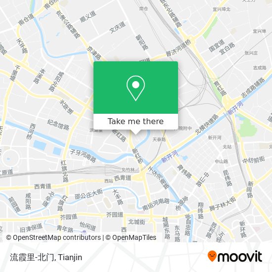流霞里-北门 map