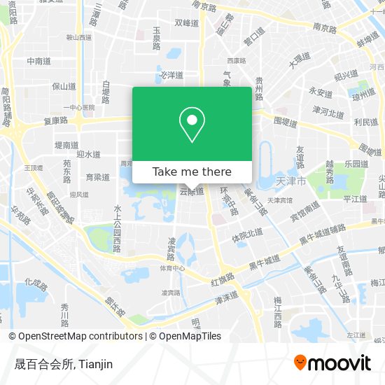 晟百合会所 map