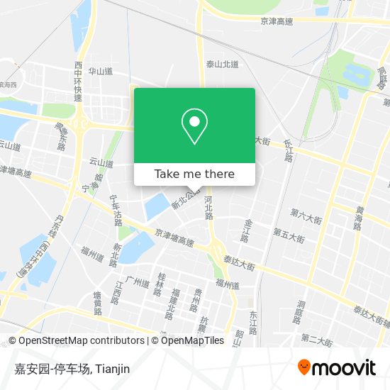 嘉安园-停车场 map