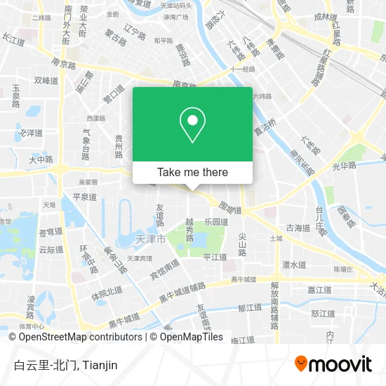 白云里-北门 map