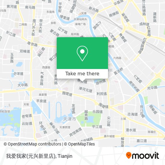 我爱我家(元兴新里店) map