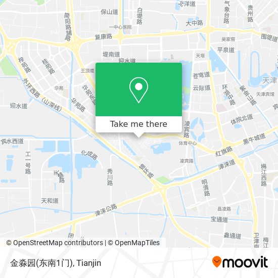 金淼园(东南1门) map