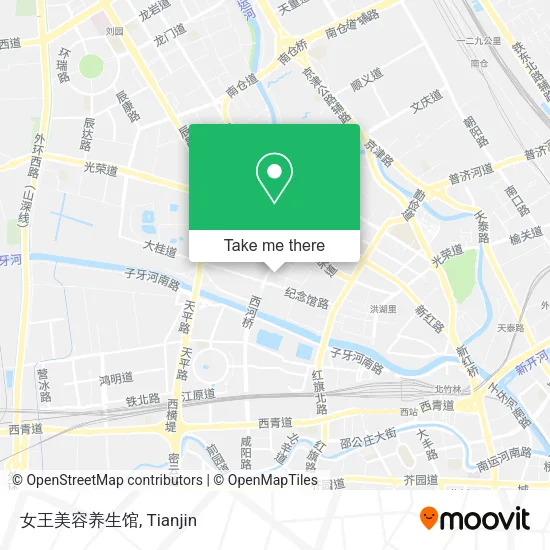 女王美容养生馆 map