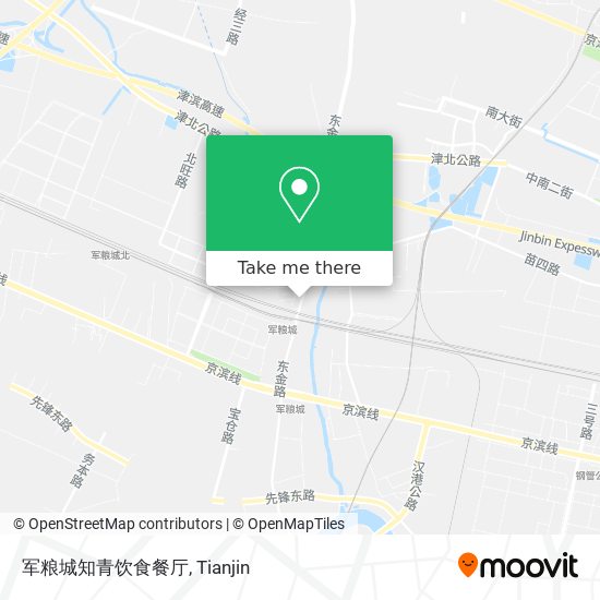 军粮城知青饮食餐厅 map