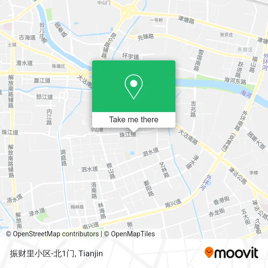 振财里小区-北1门 map