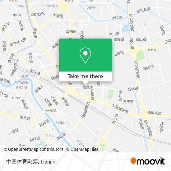 中国体育彩票 map