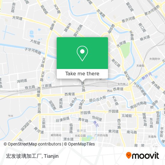 宏发玻璃加工厂 map