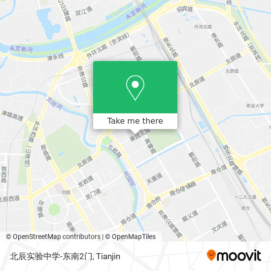 北辰实验中学-东南2门 map