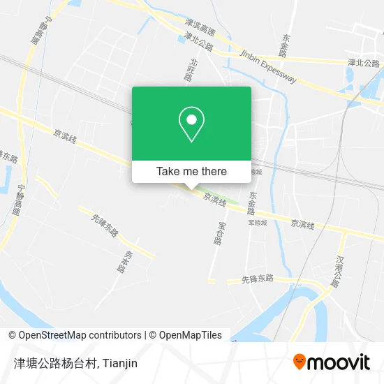 津塘公路杨台村 map