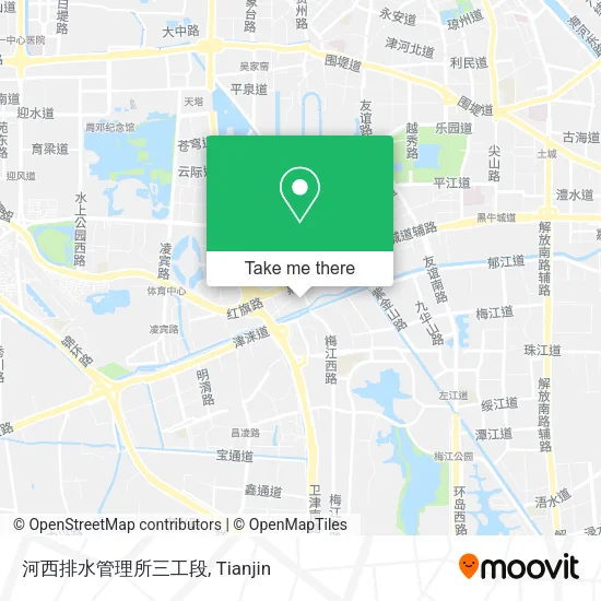 河西排水管理所三工段 map
