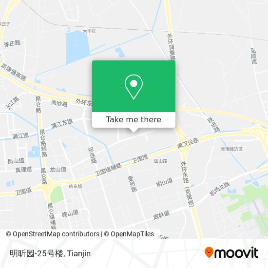 明昕园-25号楼 map