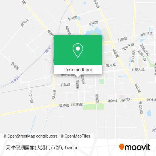 天津假期国旅(大港门市部) map