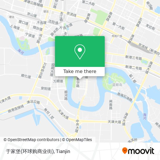 于家堡(环球购商业街) map