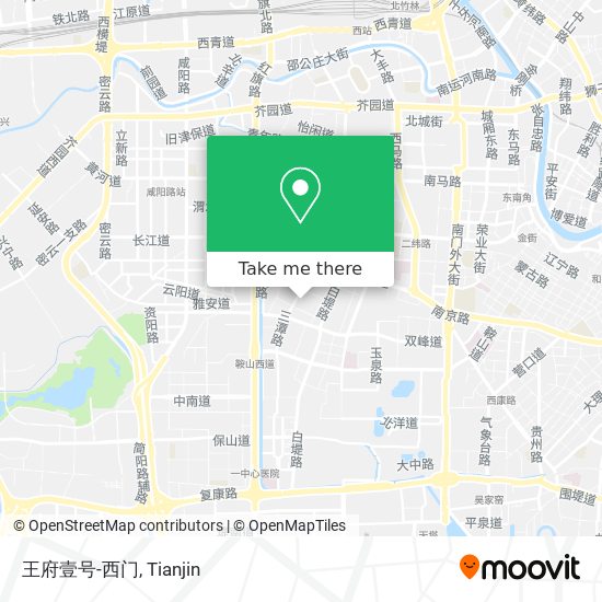 王府壹号-西门 map