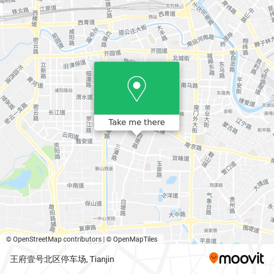 王府壹号北区停车场 map