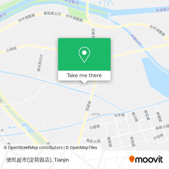便民超市(淀荷园店) map