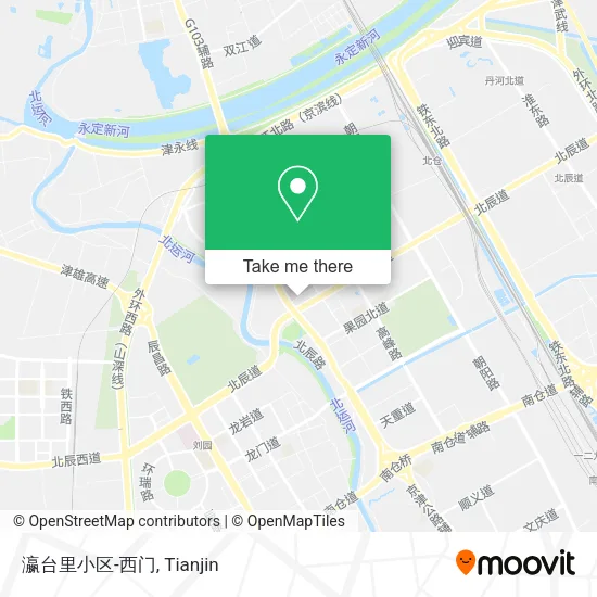 瀛台里小区-西门 map