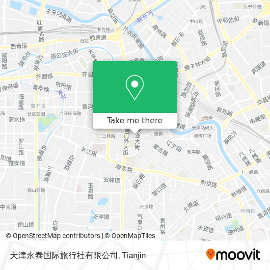 天津永泰国际旅行社有限公司 map