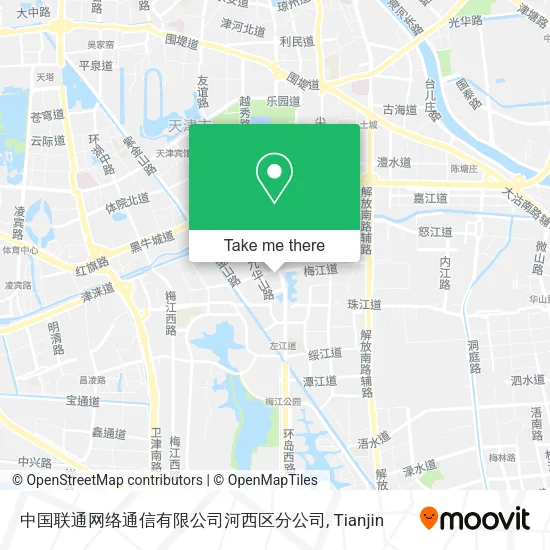 中国联通网络通信有限公司河西区分公司 map