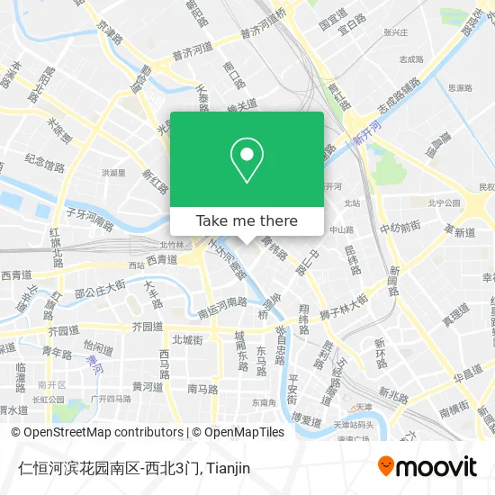 仁恒河滨花园南区-西北3门 map