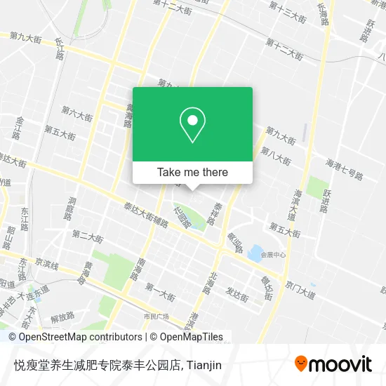 悦瘦堂养生减肥专院泰丰公园店 map
