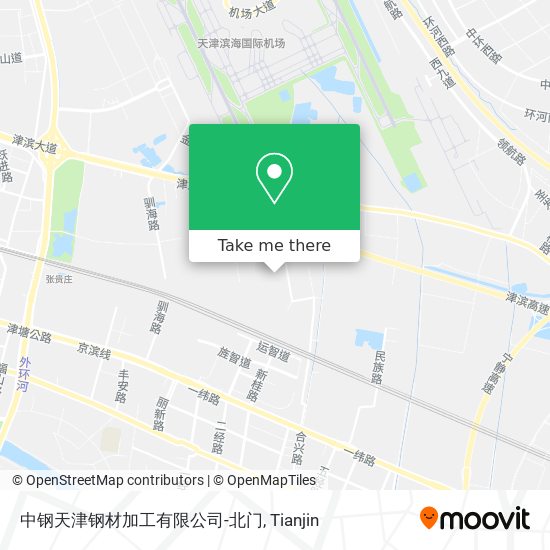 中钢天津钢材加工有限公司-北门 map