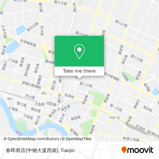 春晖商店(中钢大厦西南) map