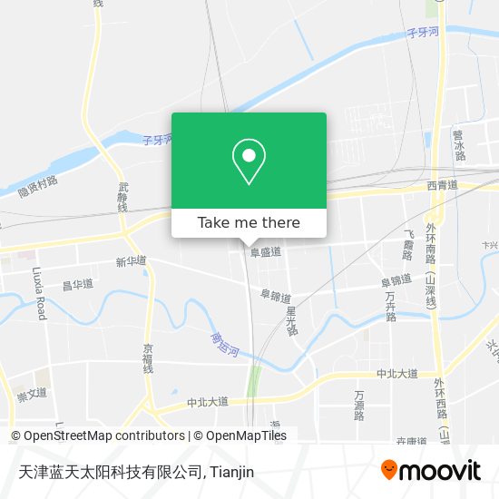 天津蓝天太阳科技有限公司 map