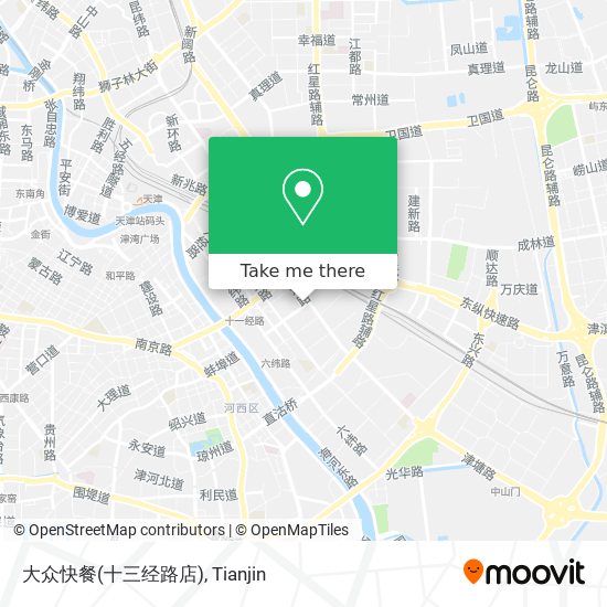 大众快餐(十三经路店) map