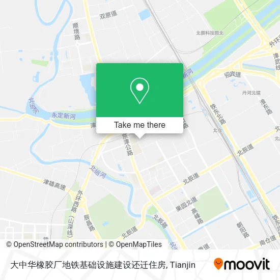 大中华橡胶厂地铁基础设施建设还迁住房 map