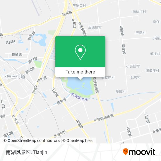 南湖风景区 map