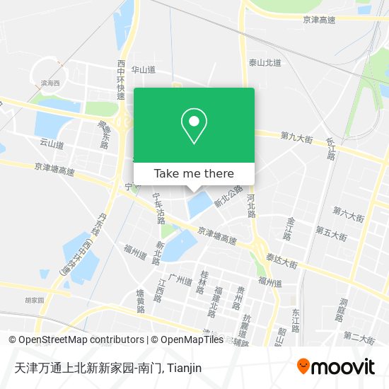 天津万通上北新新家园-南门 map