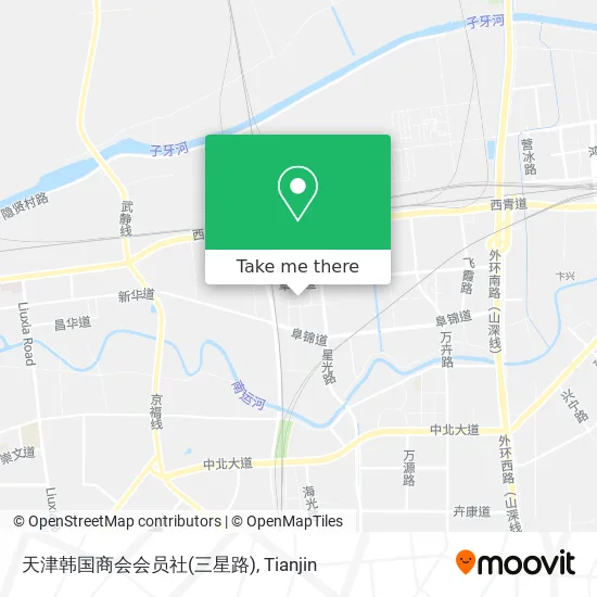 天津韩国商会会员社(三星路) map