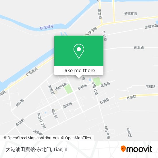 大港油田宾馆-东北门 map