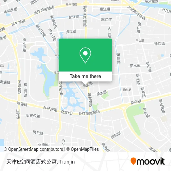 天津E空间酒店式公寓 map