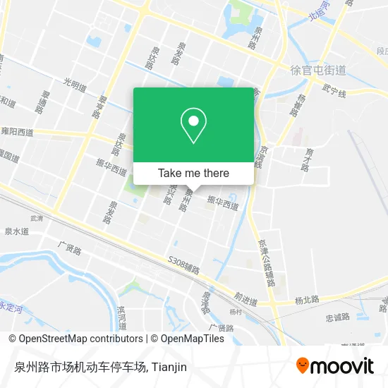 泉州路市场机动车停车场 map