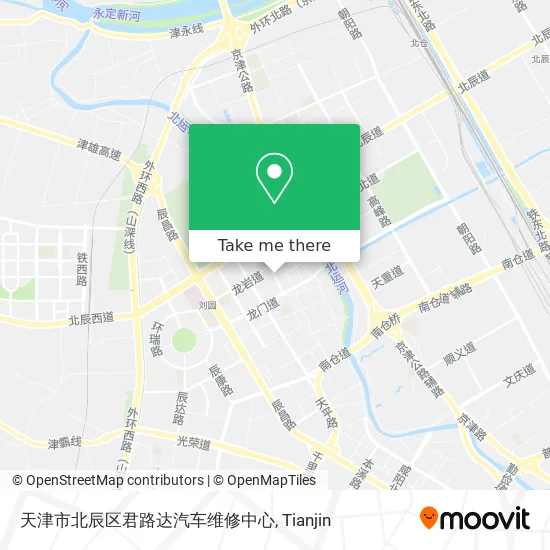 天津市北辰区君路达汽车维修中心 map
