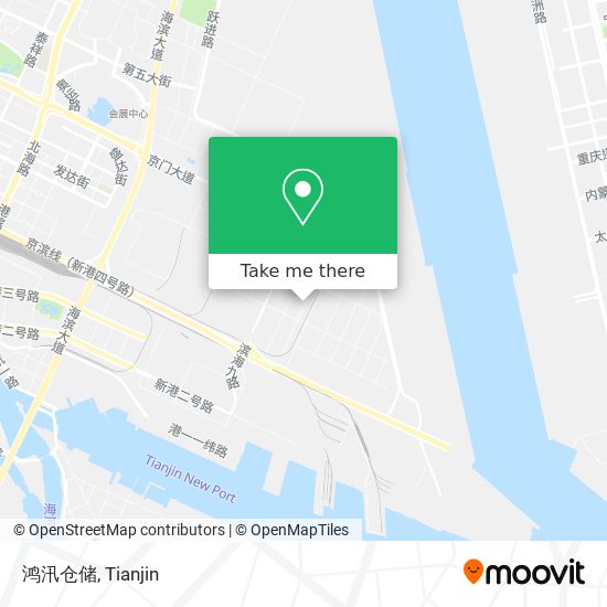 鸿汛仓储 map