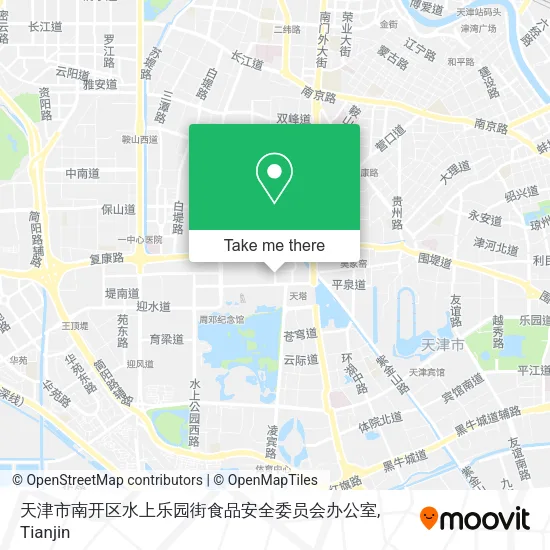 天津市南开区水上乐园街食品安全委员会办公室 map